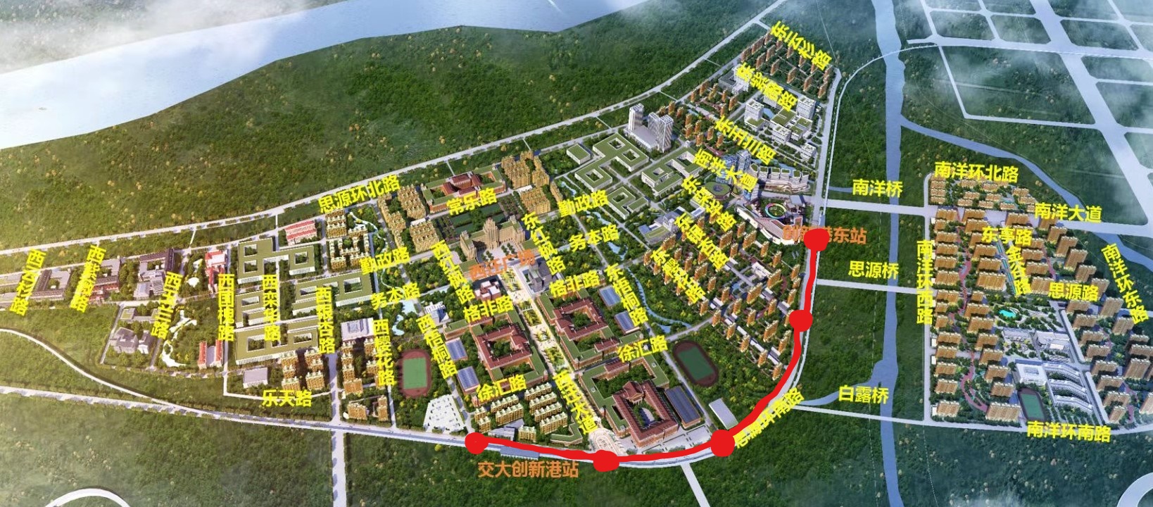 西咸公交862路公交线路已于11月21日起延伸至创新港和园(a区)外围
